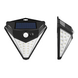 Foco 38 Led Luz Solar 3 Modos Sensor Movimiento Impermeable