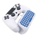 Ps4 Teclado Bluetooth Para Playstation 4 - Blanco / Azul