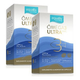 Kit 2x Omega 3 Ultra Equaliv 1000mg 120x Concentrado Equaliv