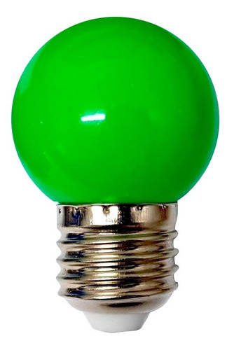 Lámpara Gota Led 1w Color Verde Rosca Edison Guirnalda 220v