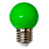 Lámpara Gota Led 1w Color Verde Rosca Edison Guirnalda 220v