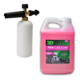 Foam Lance - Lanza Espuma P/ Karcher + Shampoo 3d Pink Galon