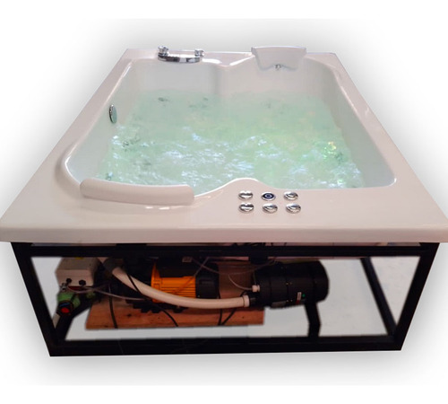 Jacuzzi Max Vip Dual 180x130 34 Jets Estructura Y Calefactor