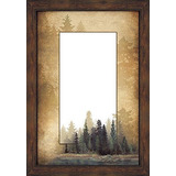 Espejo Decorativo Grande Wild Wings Misty Forest De Bob Metr