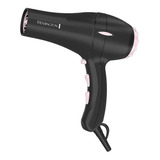 Secador De Cabello Remington T|studio Pearl Ceramic Professional Ac2015 Negro/rosa 125v