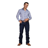 Calça Jeans Masculina Country Cowboy 50-56 Plus Size Barata