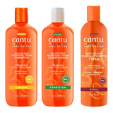 Pack Cantu Shampoo, Acondicionador Y Activador De Rizos