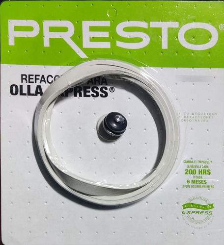 Empaque Olla Express Presto 6l Y 8l Original