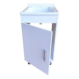 Mueble Lavadero Pequeño Blc 1p Entrepaño