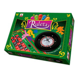 Juego De Ruleta Casino Azar Con Tablero Y Bolitas Familiar