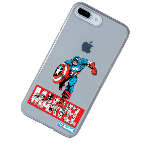 Funda Para iPhone Marvel Capitán América  Personalizada