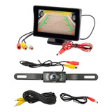 Kit Pantalla Monitor Y Camara Marcha Atras Trasera Retroceso