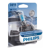 Lampara H11 Philips Whitevision Ultra 12v 55w Pgj19-2 B1