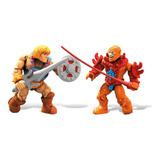 Set Mini Figuras Motu He-man Y Beast Man Mega Bloks Mattel