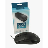 Mouse- Optico Con Cable Usb Iconic C6 - Negro