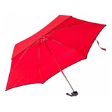 Guarda-chuva Manual Fazzoletti 005 Vermelho Com Design Liso