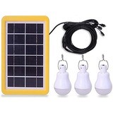 Bombilla Solar Portátil Recargable De Luz Led, Lámpar...