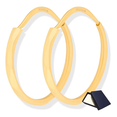 Aretes Arracadas Oro 10k Mujer Dama Niña 13mm 1.3cm Facetadas 10k Oro 10k Mujer Dama Niña Argolla Perforación Piercing Regalo Novia Joyería Fina Oro 10k 10 Kilates 10 Quilates Arracadas Facetadas 10k | Envío gratis