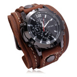 Reloj De Pulsera X N's Steampunk Vintage Cosido A Mano Y Cua