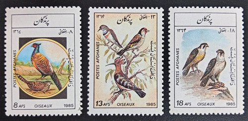 Afganistán Aves, Lote De 3 Sc 1160-62 Año 1985 Mint L18775