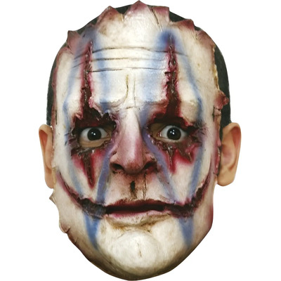Máscara Asesino Serial Killer 04 Loco Terror Piel Halloween Color Multicolor Asesino Payaso | Meses sin interés