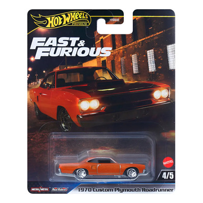 Hot Wheels Premium 1970 Plymouth Roadrunner Rápido Y Furios Naranja | MercadoLibre