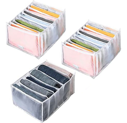 Caja De Almacenamiento Con Compartimentos Para Jeans, Armari