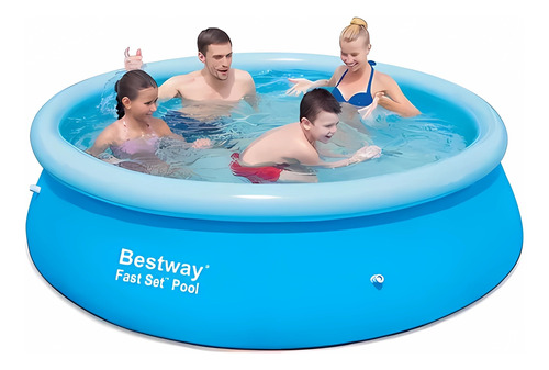 Pileta Inflable Bestway + Bomba Para Filtrar + Barrefondo 