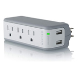 Conector Multiple Belkin Cargador Con Duales Puertos Usb