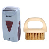 Kemei Shaver Profesional Barbería 3382 + Cepillo Dedo 