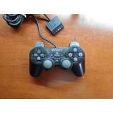 Control Sony Playstation Dualshock 2 Ps2 Negro
