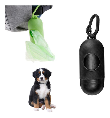 Contenedor Porta Bolsas Sanitarias Perros 9cm Varios Colores