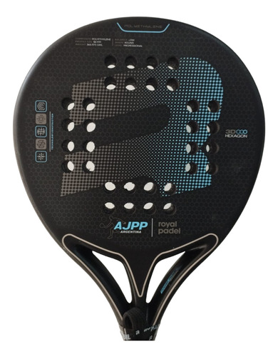 Paleta Padel Paddle Royal Aniversario Ajpp + Grip + Protect