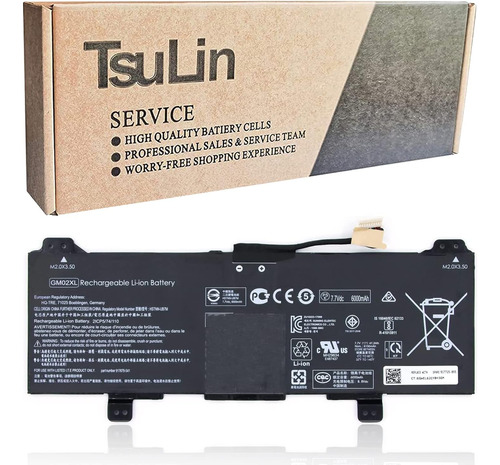 Tsulin Gm02xl Batería De Repuesto Para Portátil Hp 14 G5 G6