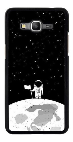 Funda Para Samsung Galaxy Astronauta Luna Blanca Espacio