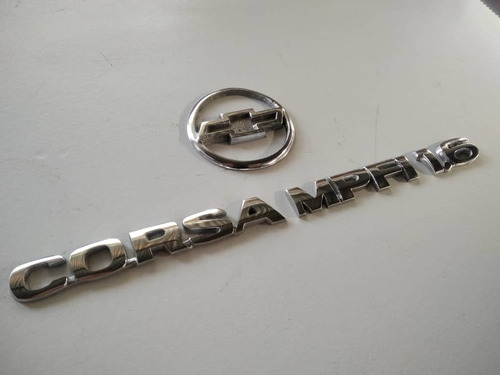 Kit Emblema Chevrolet Corsa 1.6 Mpfi 2puertas + Logo Trasero Foto 7