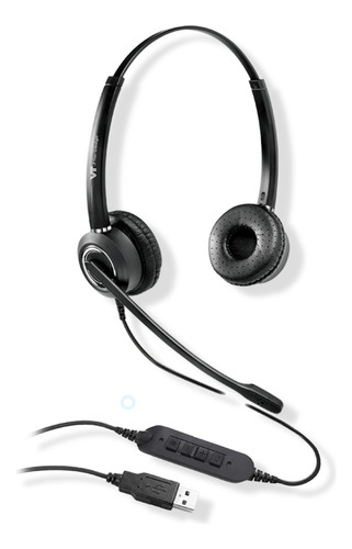 Diadema Call Center Duo Usb Cancelacion De Ruido Tipo Jabra