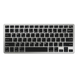 Teclado Bluetooth Multidispositivos Slim Abnt2 Preto Geonav