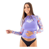 Remera Roxy Uv +50 Lycra Manga Larga Paradisso Passport