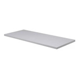 1 Prateleira 100x30 Cm Mdf Branco Suporte Invisivel 15mm 