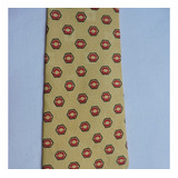Corbata  Polo Ralph Lauren Hombre Original Ocre Seda 151 Cm