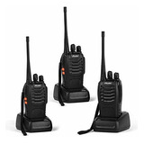 Walkie-talkies Ansoko 3 Piezas 5 Km Máx 1500 Mah