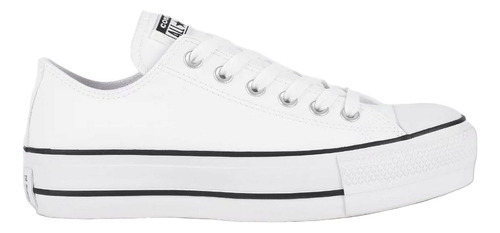 Tênis Converse All Star Plataforma Cano Baixo Couro Original