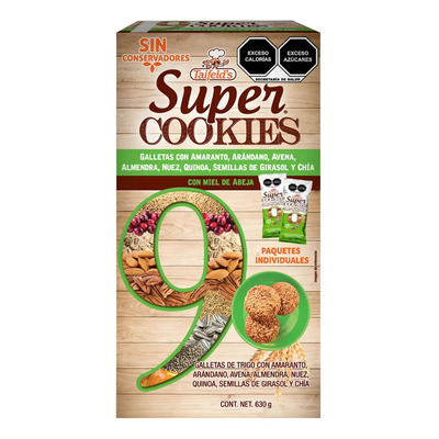 Galletas De Trigo Con Semillas Y Nueces Taifelds  630 G | Envío gratis