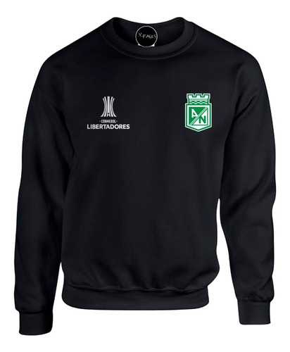 Buzo Crewneck Deportivo Atletico Nacional Copa Libertadores 