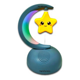 Lampara Noche Luna/estrella Efectos D/luz Y Bocina Bluetooth
