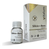 Silicio + Boro Complex Vitalum X30 Caps Mayor Absorcion Sabor Sin Sabor