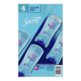 Secret Outlast Completely Clean Pack 4unid 73g Importado Usa