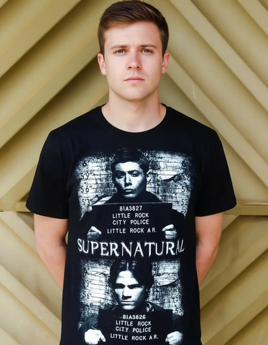 Camiseta Serie Supernatural Sobrenatural Sam Dean Winchester