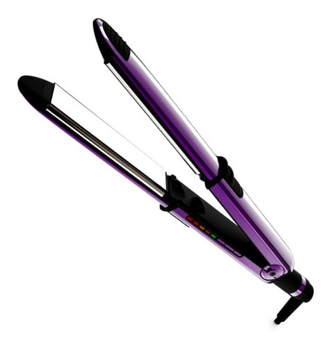 Plancha Babylisspro Óptima Purple 32mm Color Negro